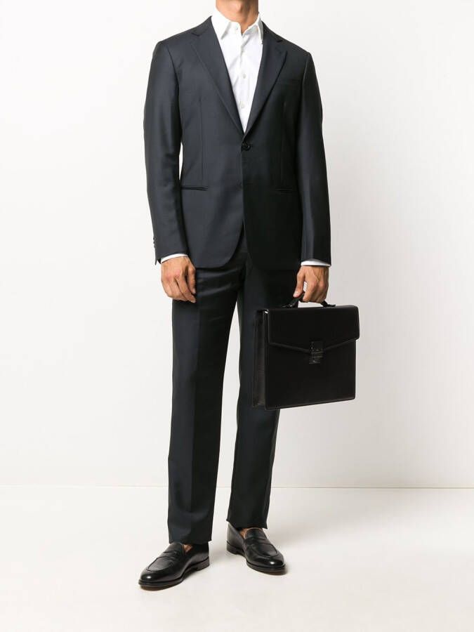 Giorgio Armani Tweedelig pak Blauw