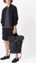 Giorgio Armani Gekreukt bomberjack Blauw - Thumbnail 2