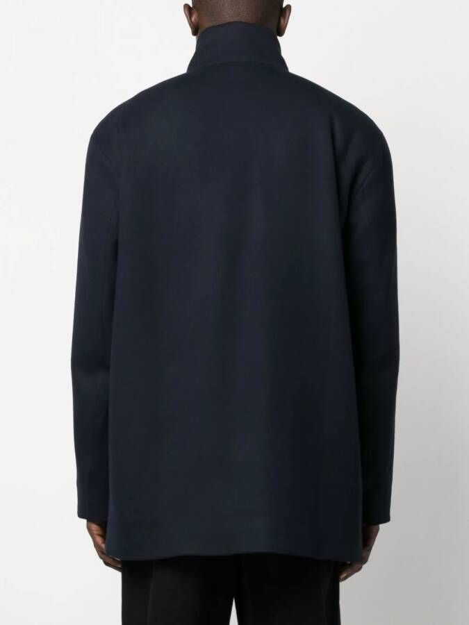 Giorgio Armani Jas van scheerwol Blauw