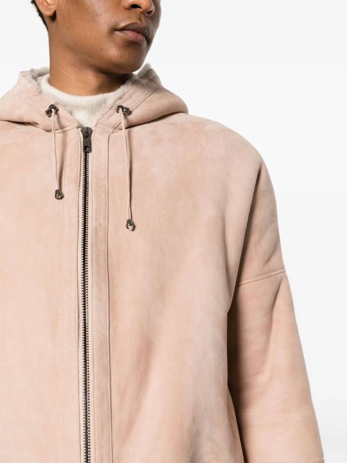 Giorgio Brato Jack met lammy afwerking Beige