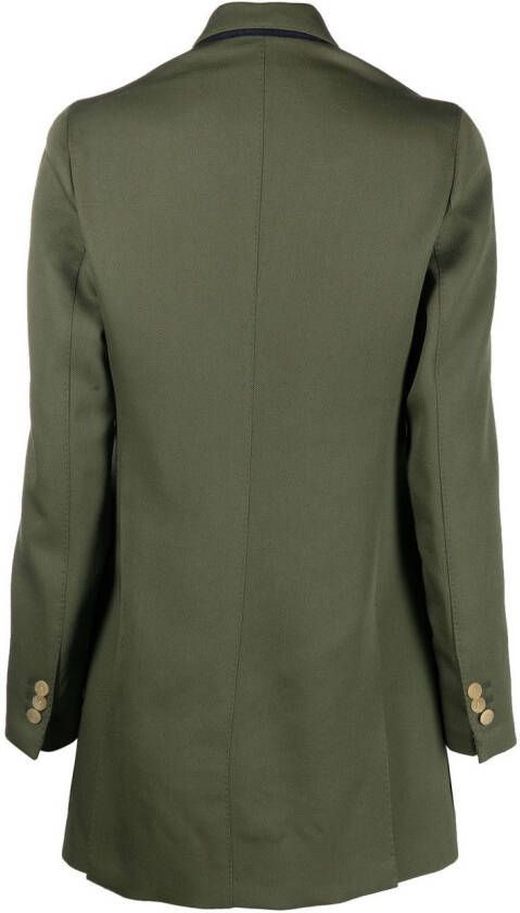 Giuliva Heritage Blazer met enkele rij knopen Groen
