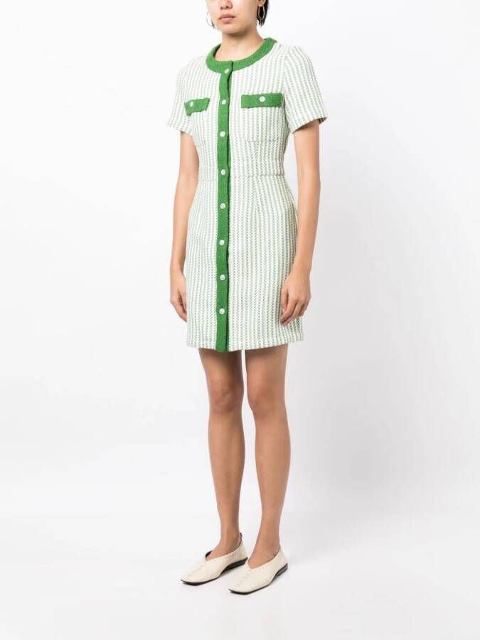 Giuliva Heritage Gestreepte jurk Groen