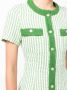 Giuliva Heritage Gestreepte jurk Groen - Thumbnail 5