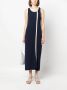 Giuliva Heritage Midi-jurk van katoenmix Blauw - Thumbnail 2