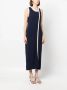 Giuliva Heritage Midi-jurk van katoenmix Blauw - Thumbnail 3