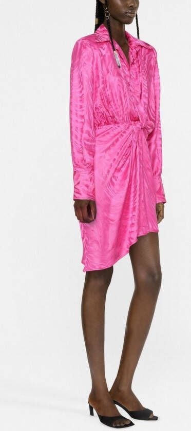 Giuseppe Di Morabito Asymmetrische mini-jurk Roze