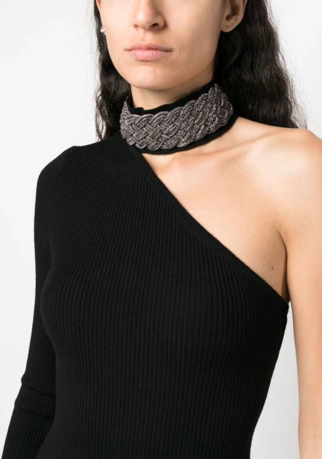 Giuseppe Di Morabito Asymmetrische jurk Zwart
