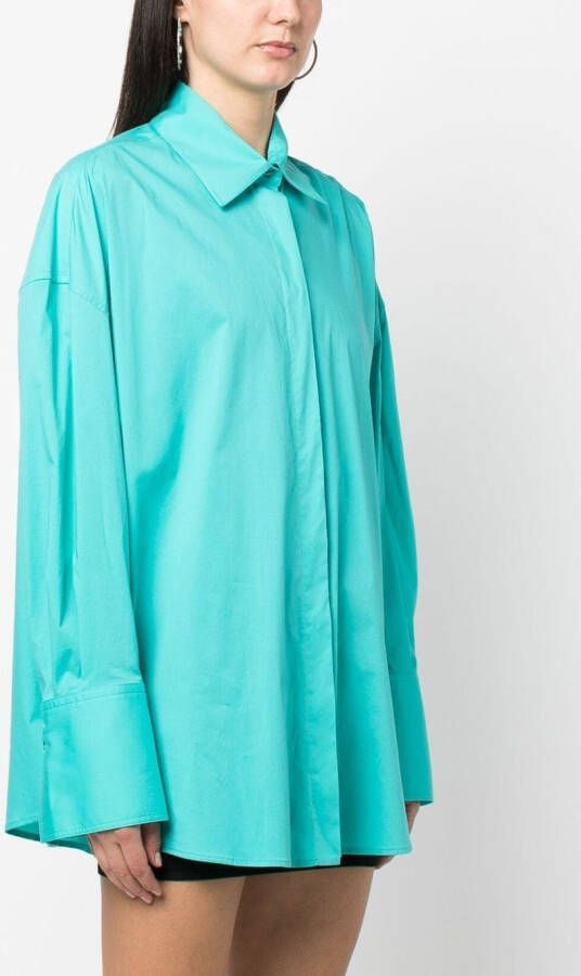 Giuseppe Di Morabito Katoenen blouse Blauw