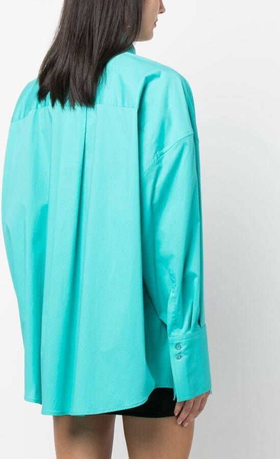 Giuseppe Di Morabito Katoenen blouse Blauw