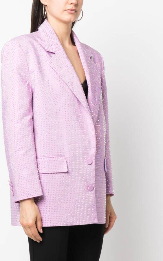 Giuseppe Di Morabito Blazer verfraaid met kristallen Roze