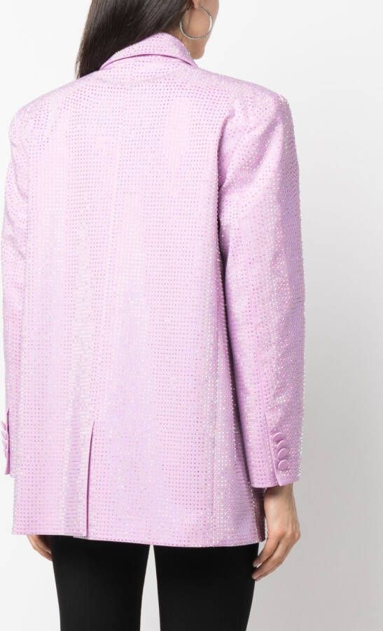 Giuseppe Di Morabito Blazer verfraaid met kristallen Roze