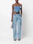 Giuseppe Di Morabito Denim korset Blauw - Thumbnail 2