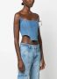 Giuseppe Di Morabito Denim korset Blauw - Thumbnail 3