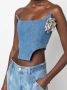 Giuseppe Di Morabito Denim korset Blauw - Thumbnail 5