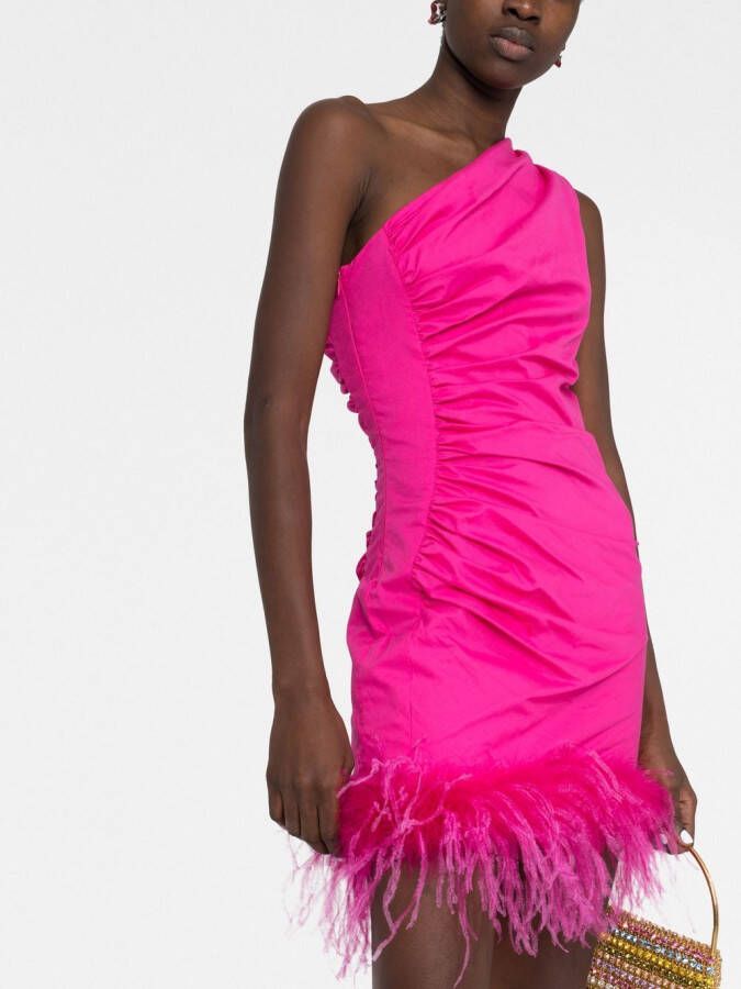 Giuseppe Di Morabito Mini-jurk met ruche afwerking Roze