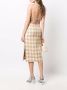 Giuseppe Di Morabito Geruite midi-jurk Beige - Thumbnail 2
