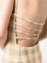 Giuseppe Di Morabito Geruite midi-jurk Beige - Thumbnail 5