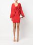 Giuseppe Di Morabito Mini-jurk met ruche Rood - Thumbnail 2