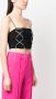 Giuseppe Di Morabito Cropped top Zwart - Thumbnail 3
