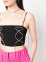 Giuseppe Di Morabito Cropped top Zwart - Thumbnail 5