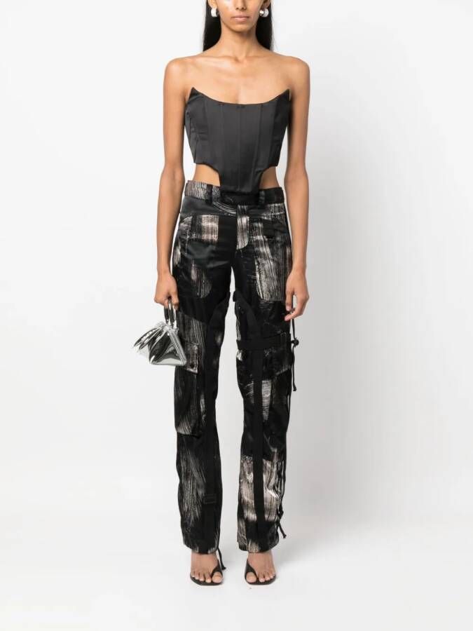 Giuseppe Di Morabito Strapless korset Zwart