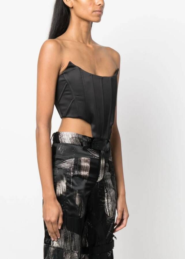 Giuseppe Di Morabito Strapless korset Zwart
