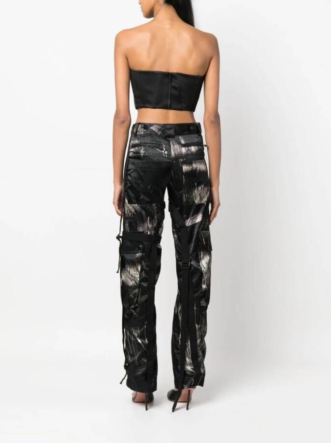 Giuseppe Di Morabito Strapless korset Zwart