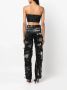 Giuseppe Di Morabito Strapless korset Zwart - Thumbnail 4