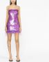 Giuseppe Di Morabito Strapless maxi-jurk Paars - Thumbnail 2
