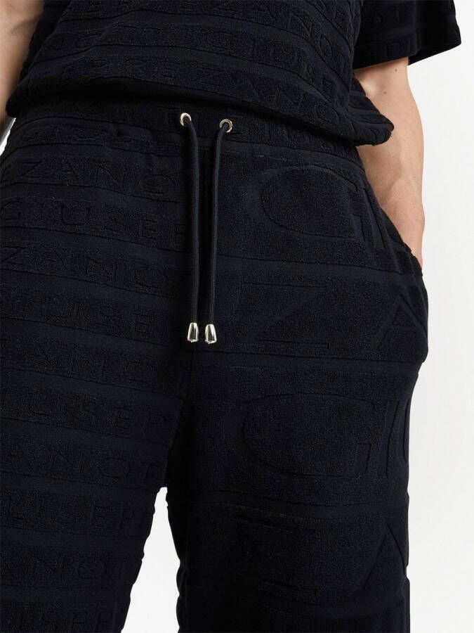 Giuseppe Zanotti Bermuda shorts met logo Zwart