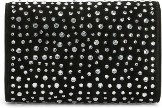 Giuseppe Zanotti Cleopatra clutch met kristallen Zwart