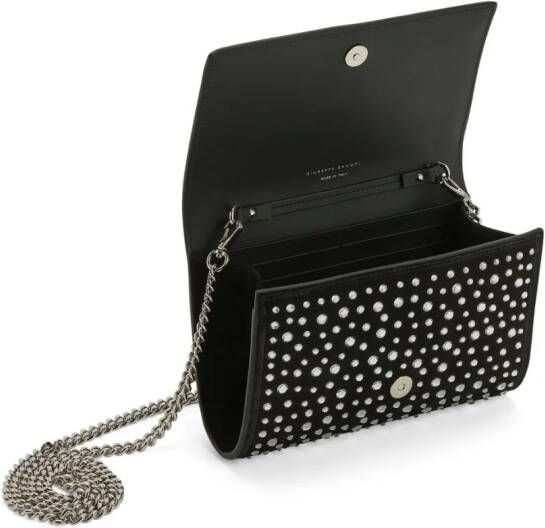 Giuseppe Zanotti Cleopatra clutch met kristallen Zwart