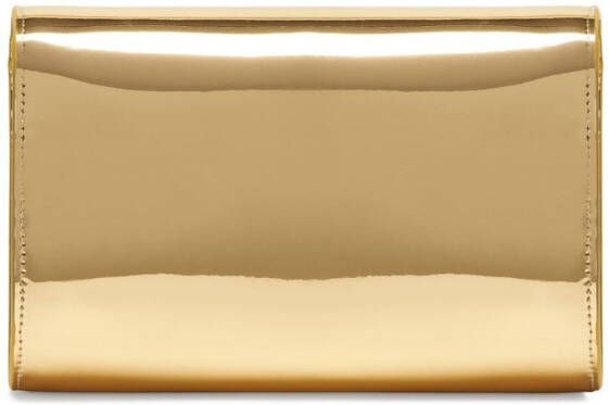Giuseppe Zanotti Cleopatra clutch met metallic-effect Goud