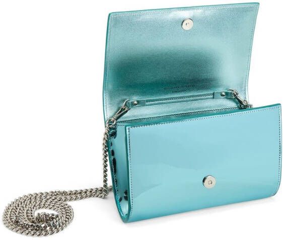 Giuseppe Zanotti Cleopatra clutch met logo Blauw