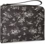 Giuseppe Zanotti Fabian clutch meet bloemenprint Zwart - Thumbnail 4