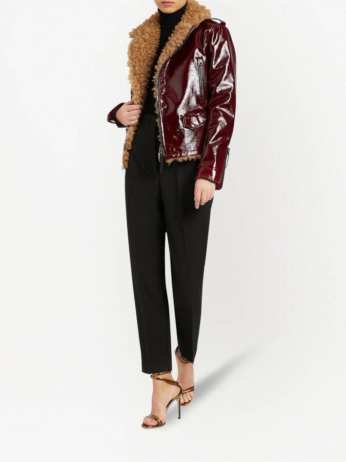 Giuseppe Zanotti Glanzend jack Rood