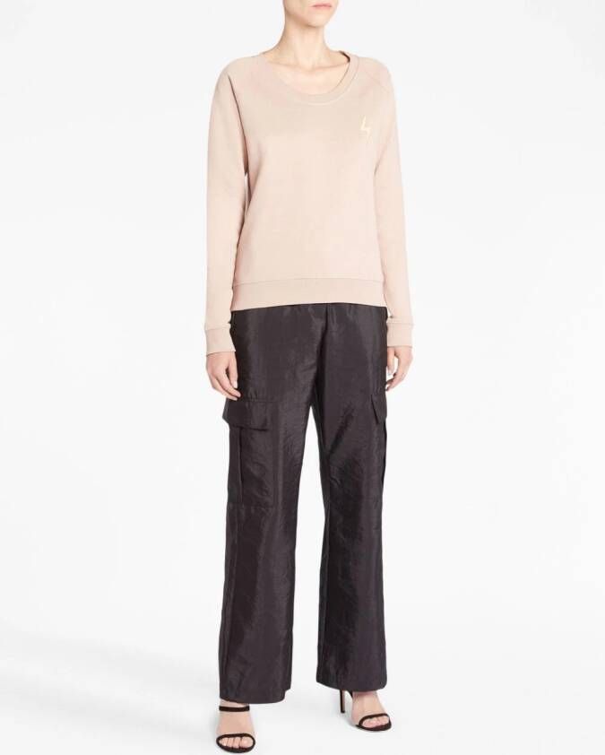 Giuseppe Zanotti Sweater met geborduurd logo Beige