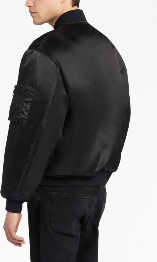 Giuseppe Zanotti Jack met geborduurd logo Zwart