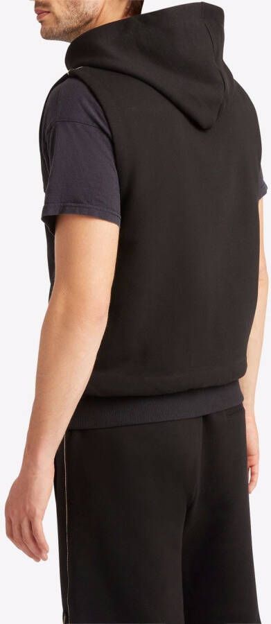Giuseppe Zanotti Mouwloze hoodie Zwart