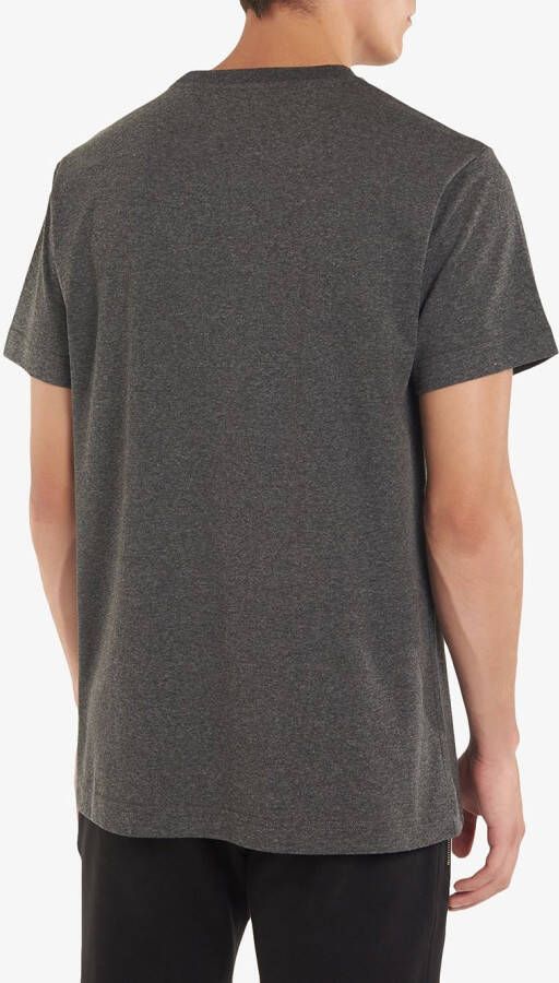 Giuseppe Zanotti T-shirt met geborduurd logo Grijs