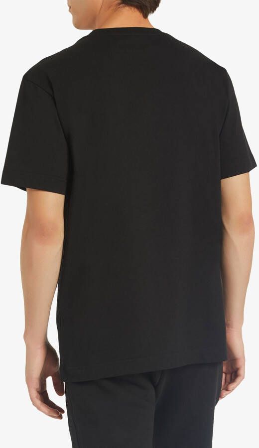 Giuseppe Zanotti T-shirt met geborduurd logo Zwart