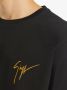 Giuseppe Zanotti T-shirt met geborduurd logo Zwart - Thumbnail 5