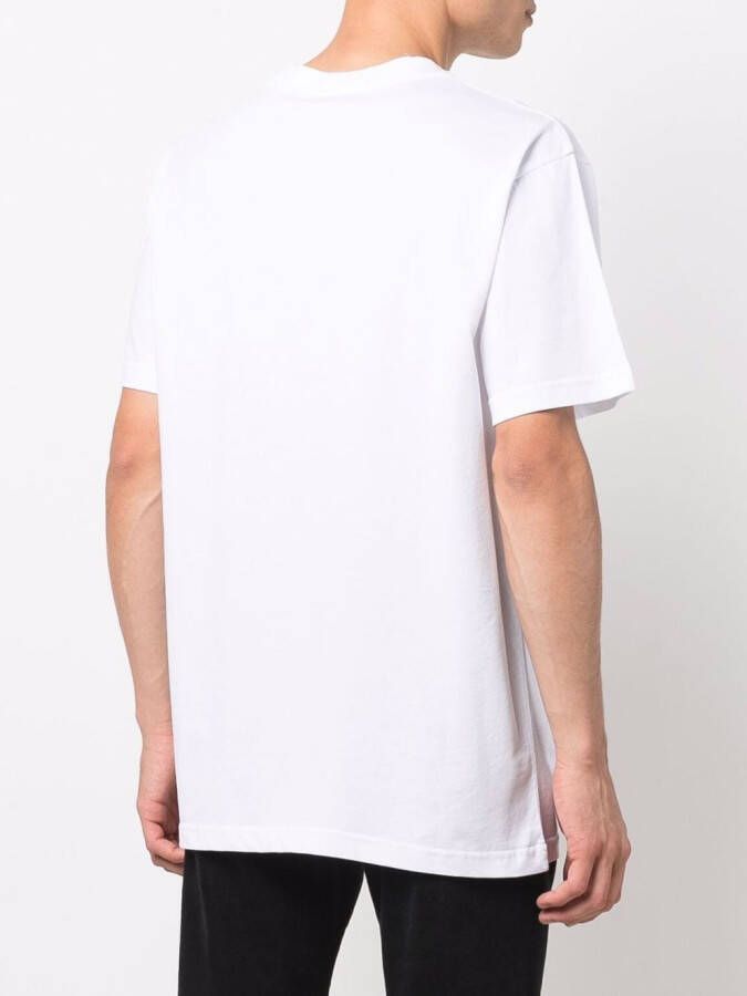 Giuseppe Zanotti T-shirt met ronde hals Wit