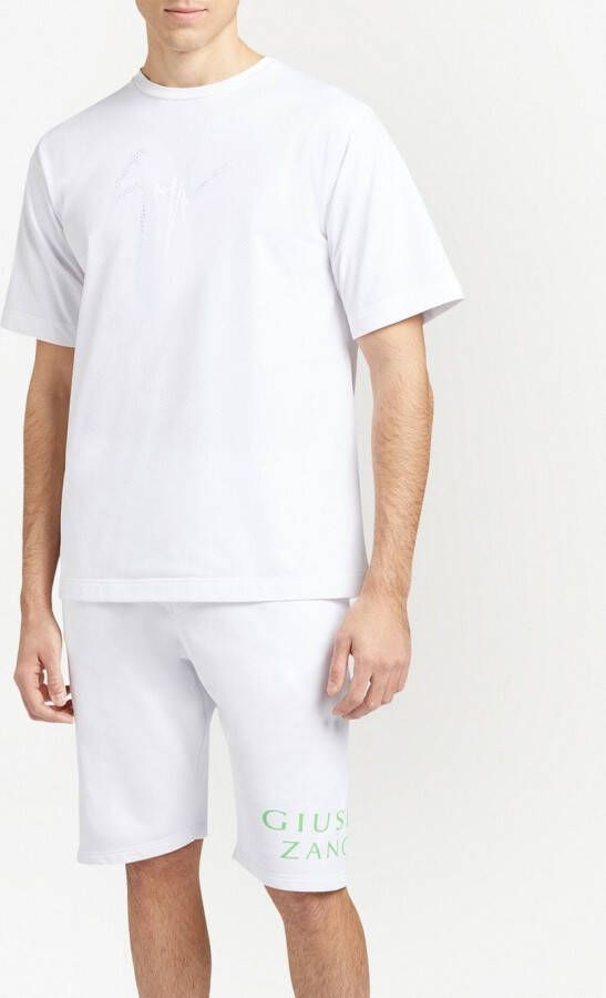 Giuseppe Zanotti T-shirt met uitgesneden detail Wit