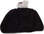 Giuseppe Zanotti Tobiko fluwelen clutch Zwart - Thumbnail 4