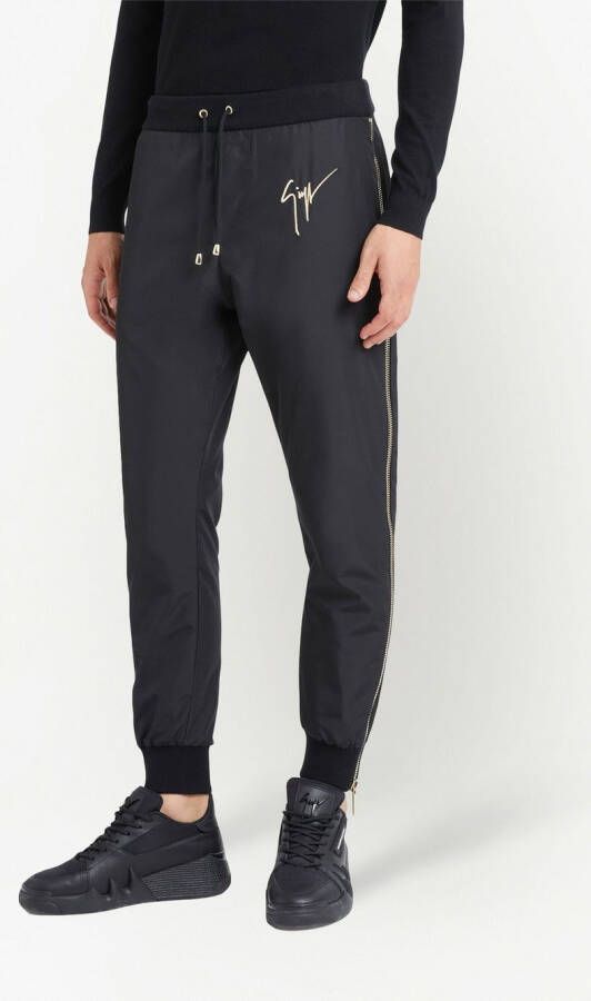 Giuseppe Zanotti Trainingsbroek met logoprint Zwart