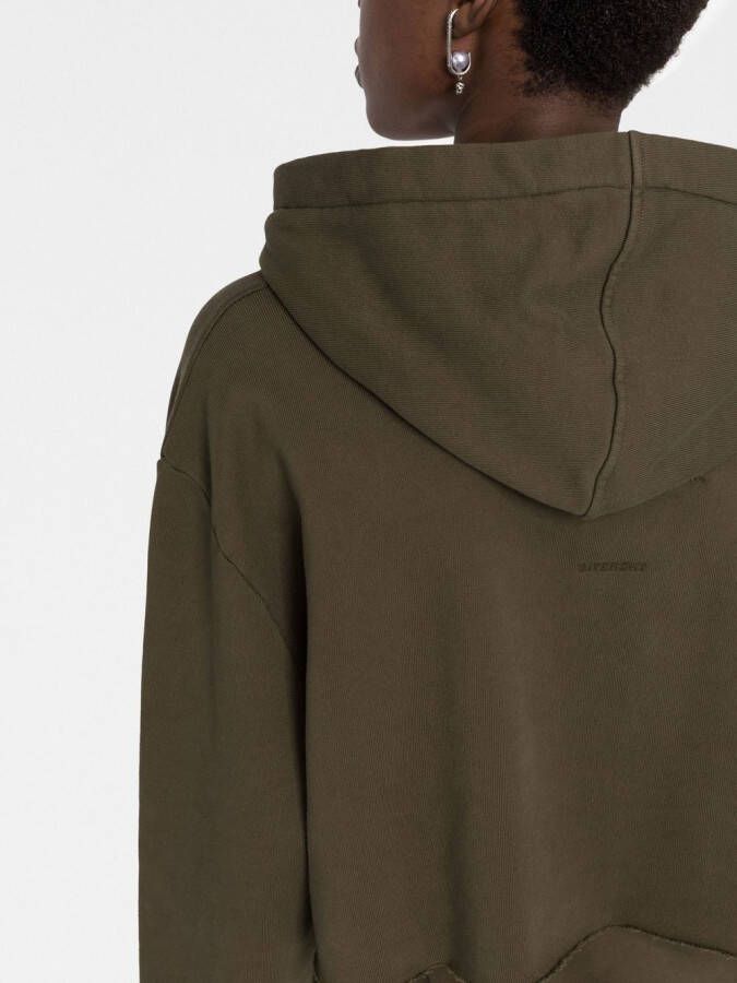 Givenchy Gelaagde hoodie Groen