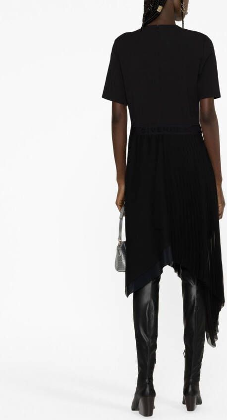 Givenchy Asymmetrische midi-jurk Zwart