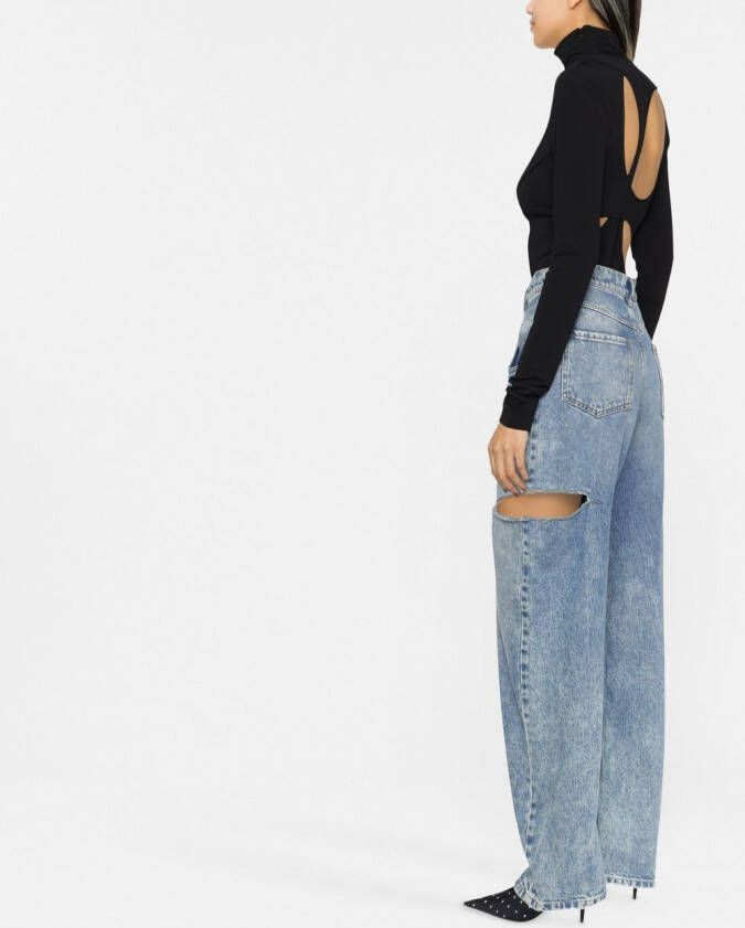 Givenchy Asymmetrische top Zwart