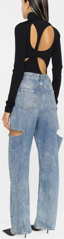 Givenchy Asymmetrische top Zwart